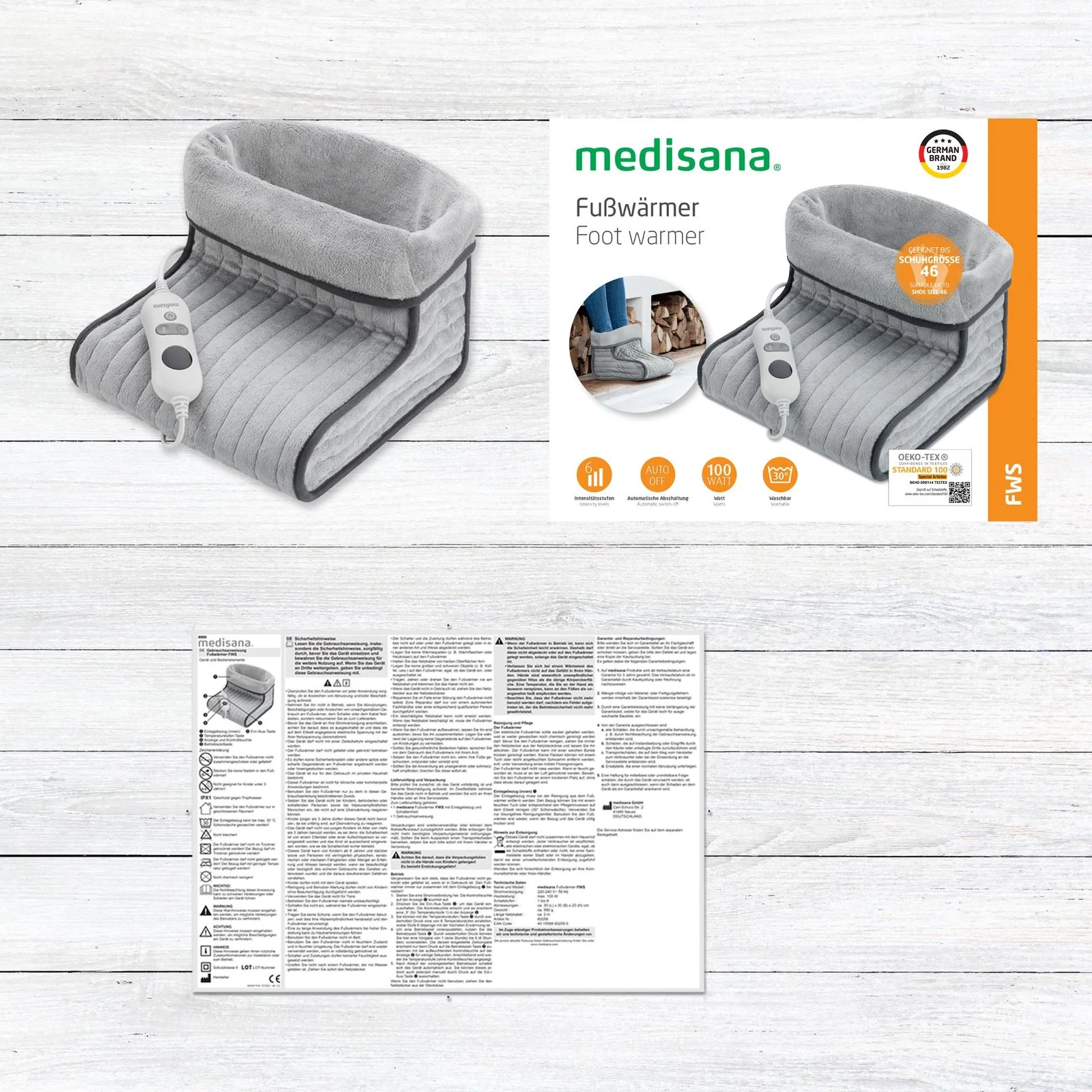 06_60258_fws60258_packaging_1_2000x Knitted foot warmer |جهاز تدفئة القدم - الصورة 1