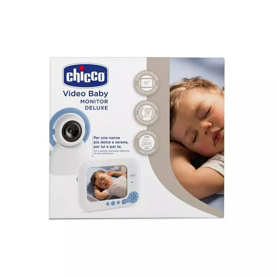 Chicco-Video-Baby-Monitor-Top-Deluxe-254 شيكو جهاز مراقبة الطفل بالفيديو – ديلوكس 254 – Chicco Video Baby Monitor Deluxe 254 - الصورة 1