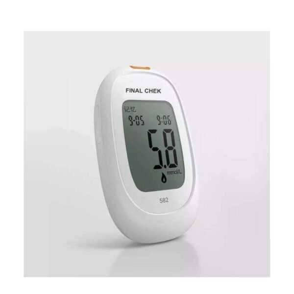 جهاز سكري فاينل شيك + 50 شريحه final chek blood glucose monitor  + 50 test strips