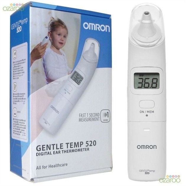 2e255732-ac14-4501-b304-c02ccf3e6d94_2 ميزان حرارة للاذن رقمي أومرون – Omron Gentle Temp 520 for ear Thermometer / Digital Non-Contact Forehead & Body Thermometer - الصورة 1