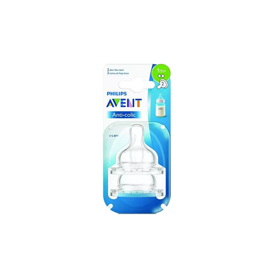 5012909010870_4 Avent Classic Nipple 1M+ (2 pcs) | أفنت حلمة رضاعة كلاسيك مضادة للمغص +1 شهر – قطعتين - الصورة 1