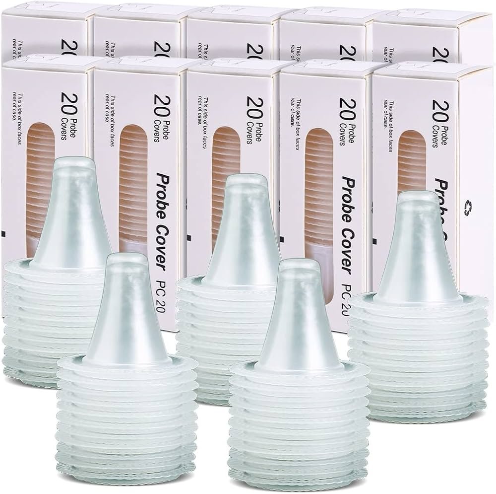 61qpAMRiJHL._AC_UF1000,1000_QL80_ أغطية حماية جهاز ميزان حرارة الأذن براون – Braun Thermometer Probe Covers / Ear Thermometer Lens Filters - الصورة 1