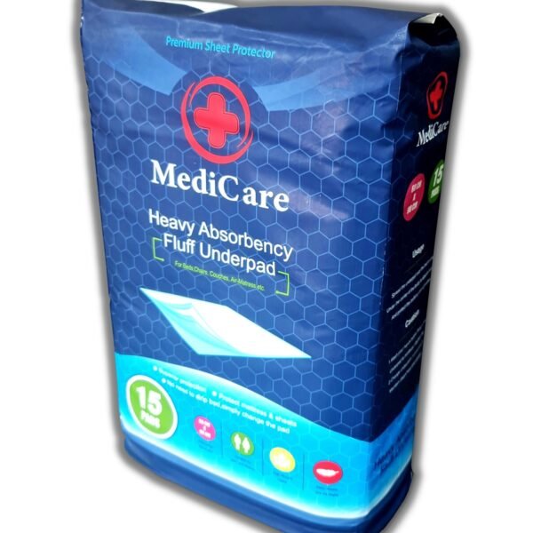 MEDICARE Draw Sheet 60×90 cm – شراشف سحب طبية 60×90 سم | Patient Transfer Sheet, Bed Underpad