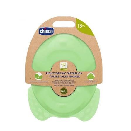 مقعد تدريب المرحاض للأطفال شيكو سلحفاة – Chicco Toilet Trainer Turtle (Recycled Plastic)
